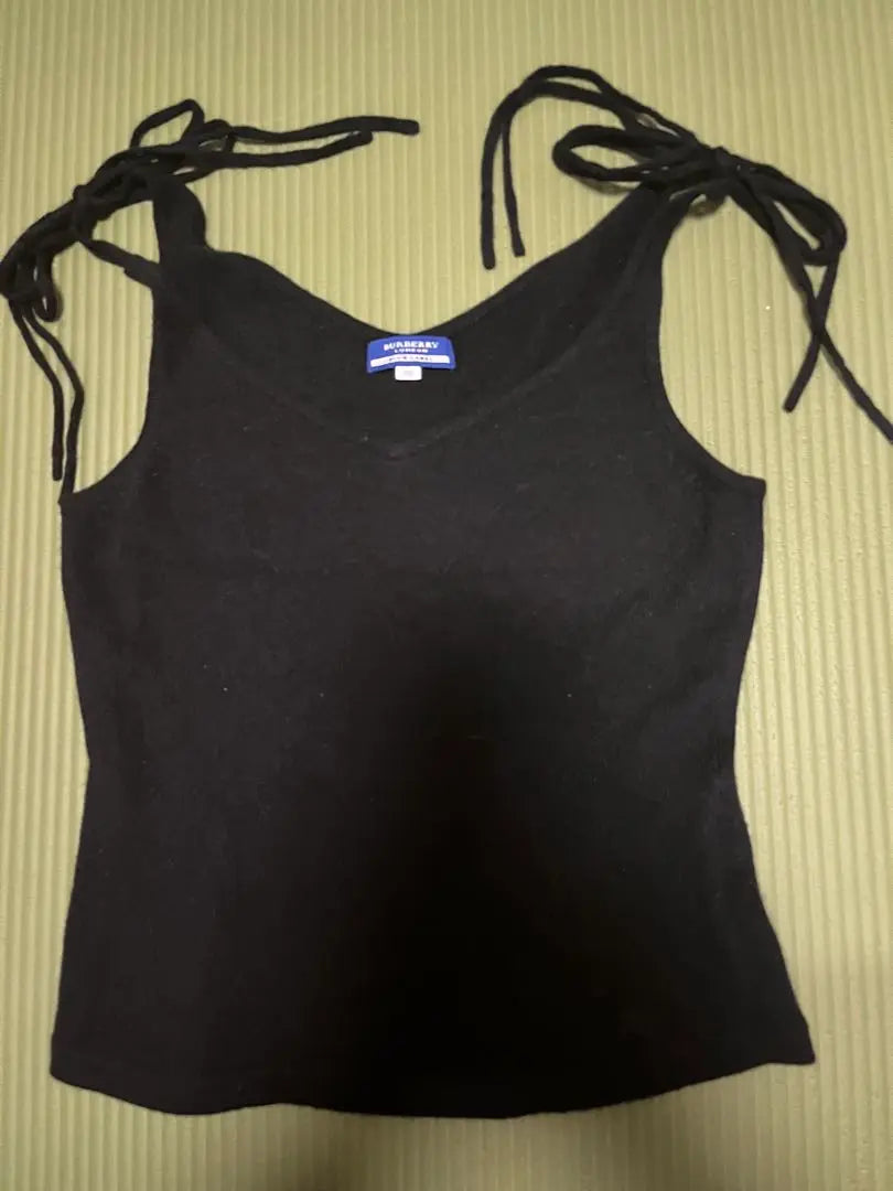 [Lower price] BURBERRY BLUE LABEL Camisole Knit (Cashmere) | 【値下】BURBERRY BLUE LABEL キャミソール ニット(カシミア)