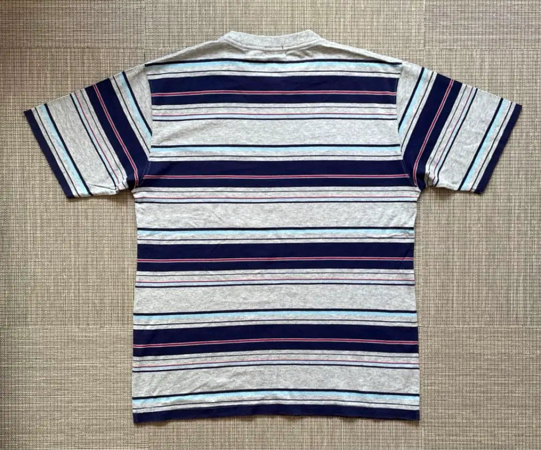 ◆[Rare] 90s OLD UNIQLO Navy Tag Striped T-shirt, L size