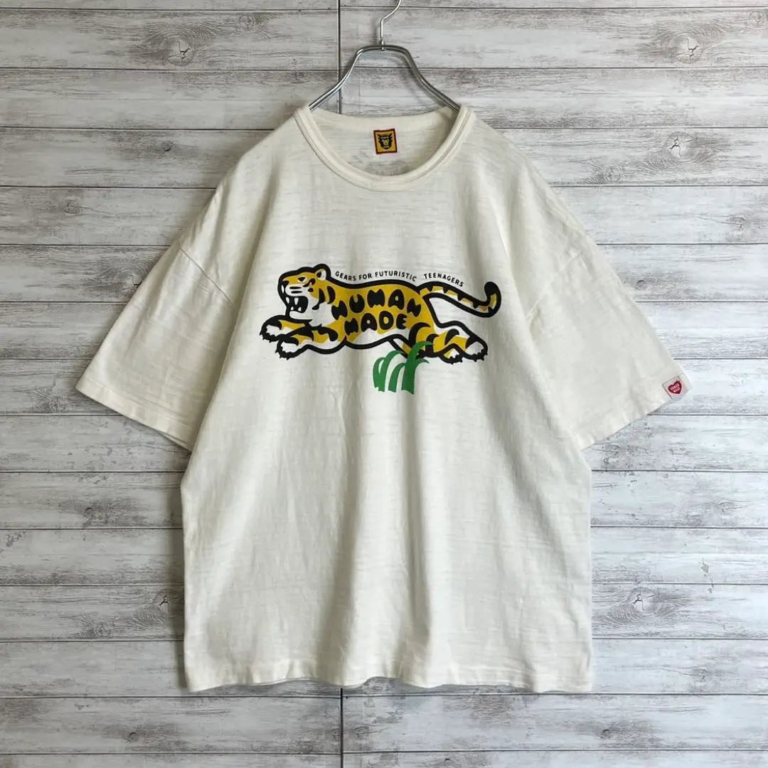 [Sold out immediately] Human Made Center Big Logo T-shirt Tiger 2XL