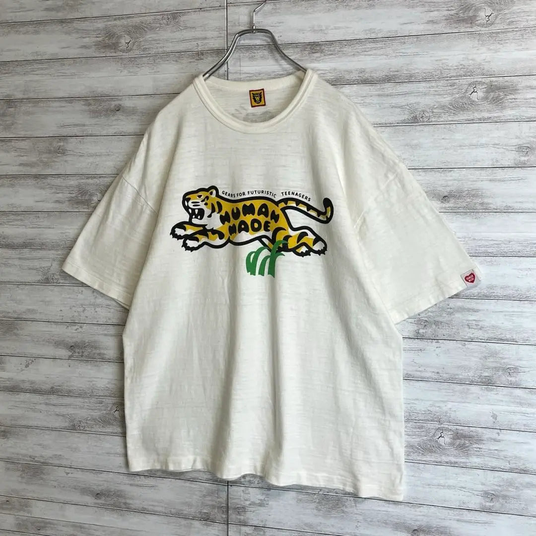 [Sold out immediately] Human Made Center Big Logo T-shirt Tiger 2XL