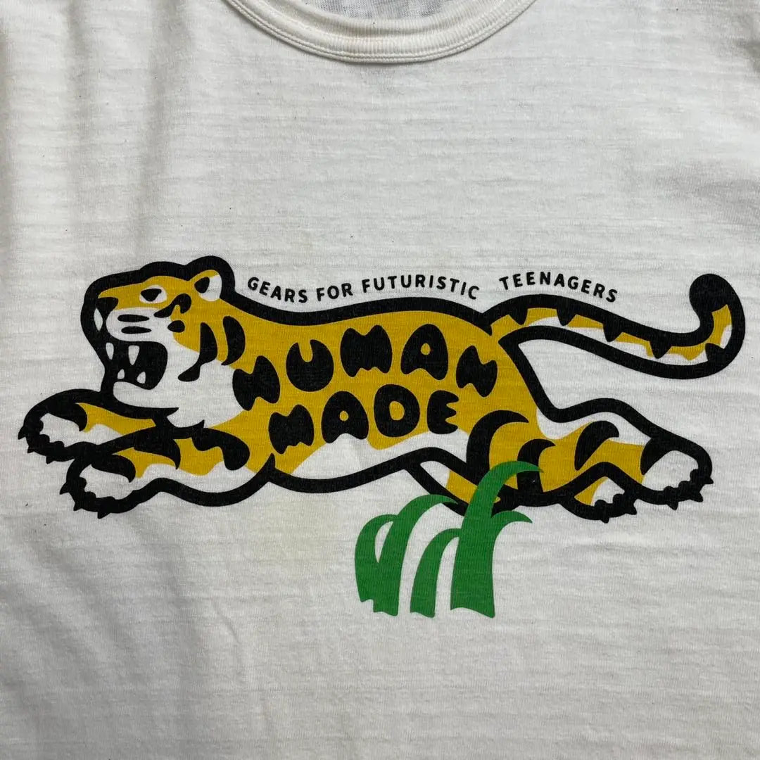 [Sold out immediately] Human Made Center Big Logo T-shirt Tiger 2XL