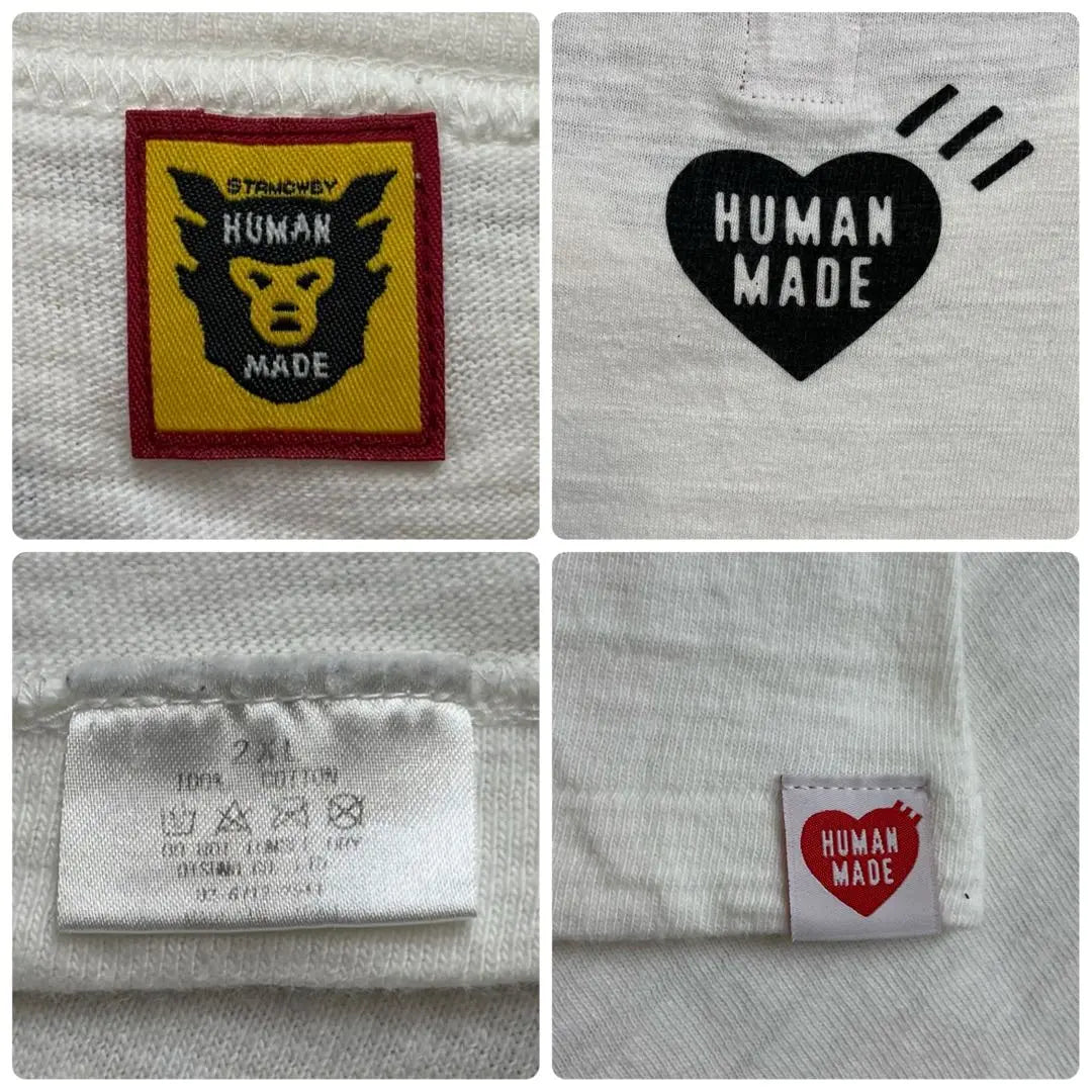 [Sold out immediately] Human Made Center Big Logo T-shirt Tiger 2XL