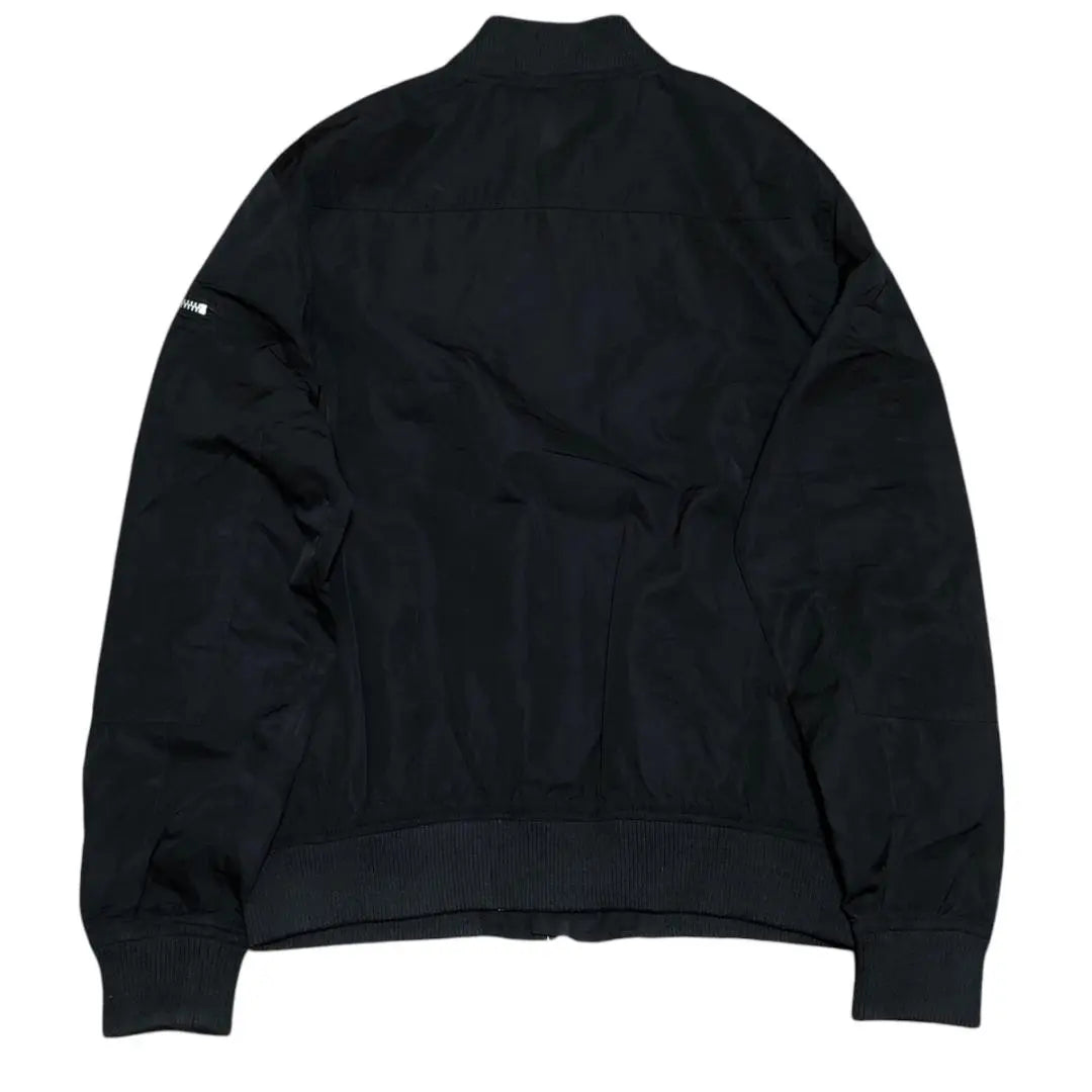 British Topman Nylon Jacket Blouson Black MA-1 Euro CF1①