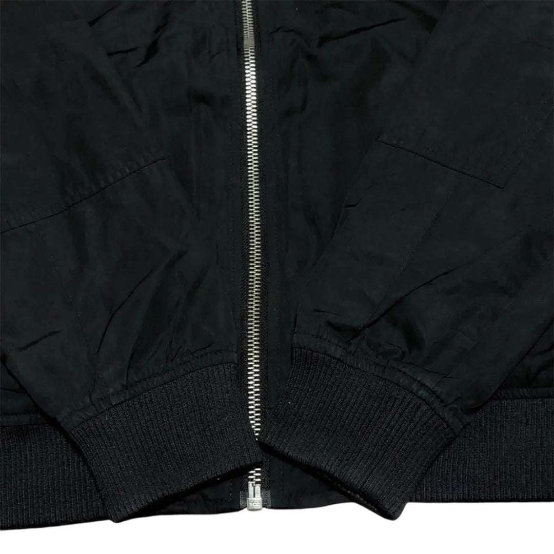 British Topman Nylon Jacket Blouson Black MA-1 Euro CF1①