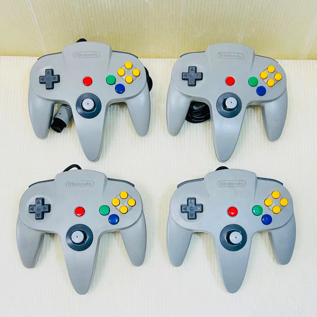 [Junk] Controles originales de Nintendo 64, 4 piezas, venta al por mayor