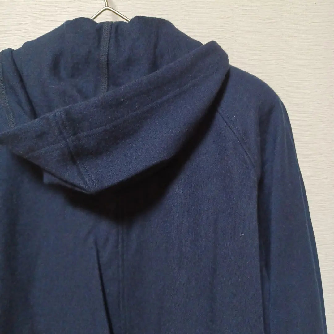 ⑨Topies Atelier Doll Hoodie Logo Embroidered Tops Front Button Navy Red