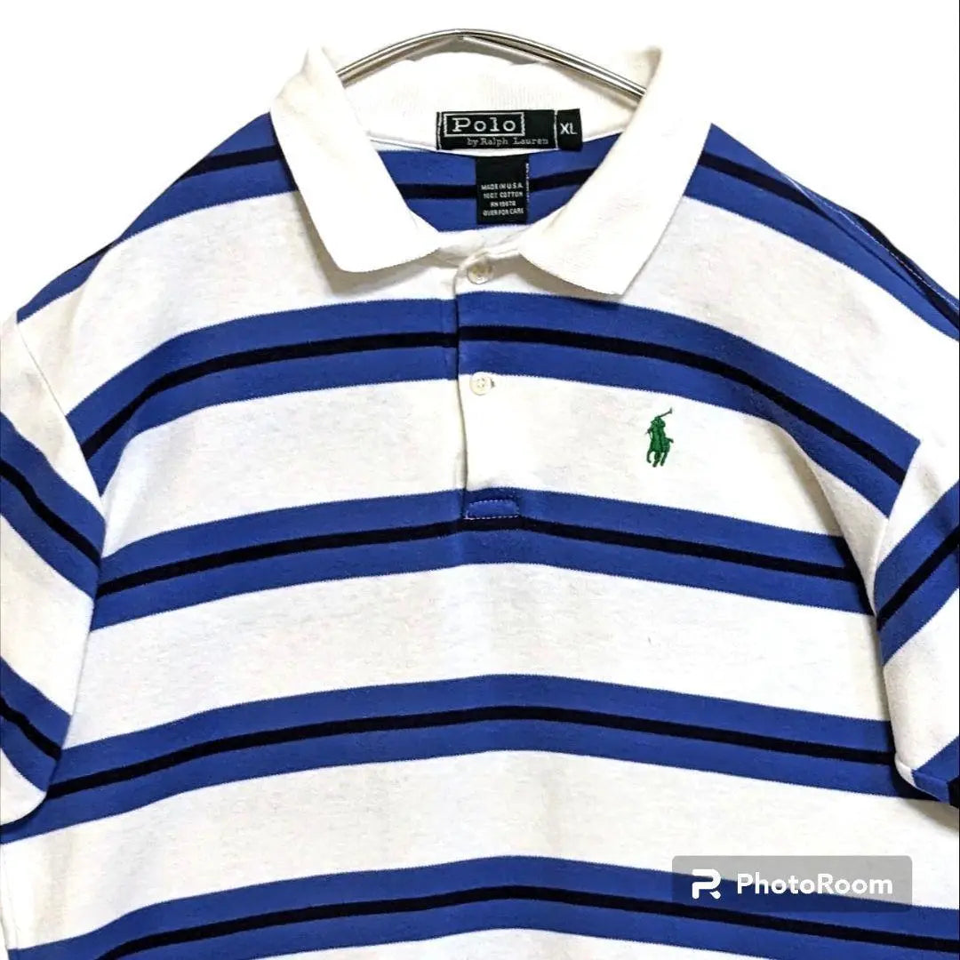 Camisa polo de manga corta de los años 80 con etiqueta verde de POLO Ralph Lauren, ropa antigua con bordado de poni