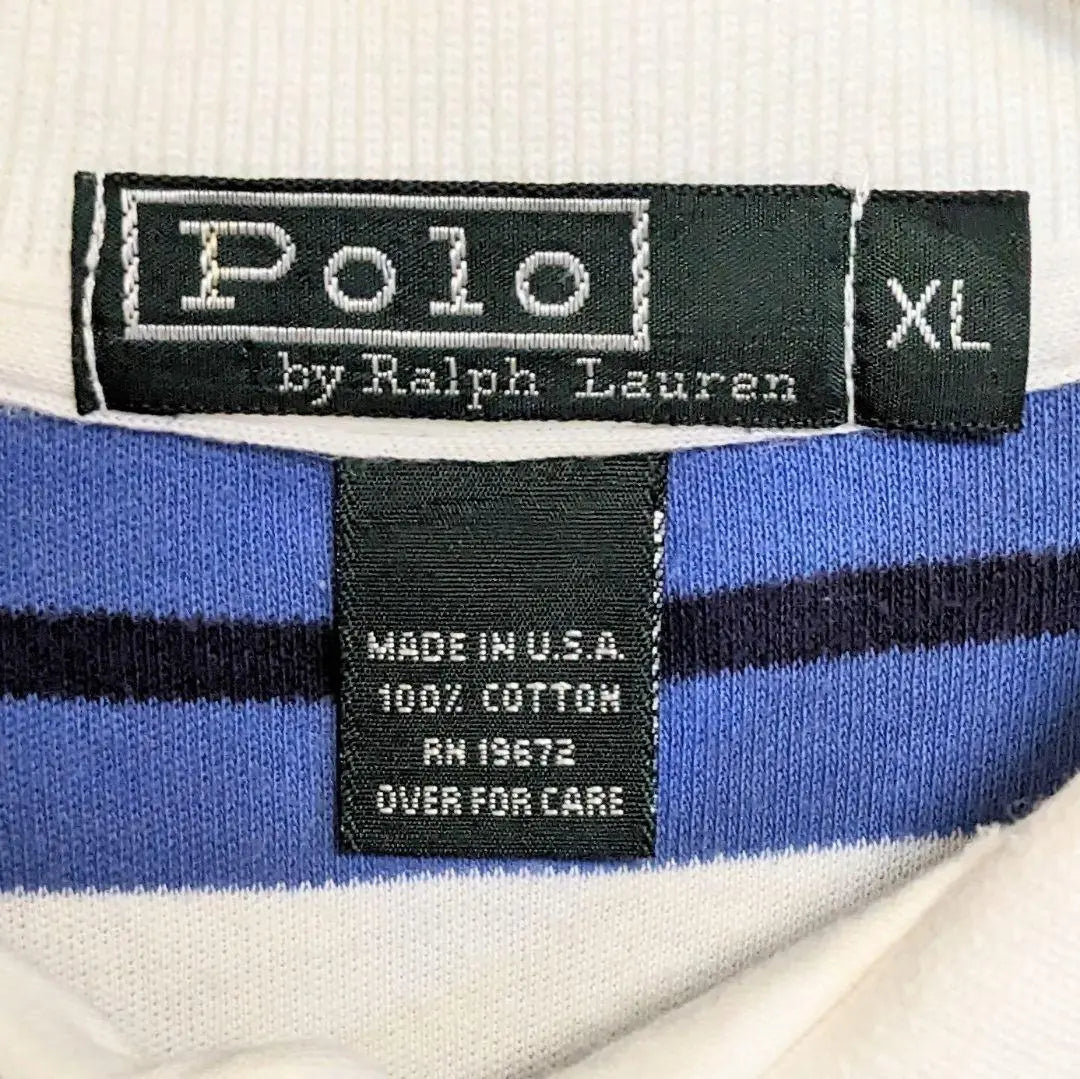 POLO Ralph Lauren Green Tag 80s Short Sleeve Polo Shirt Pony Embroidery Old-wear