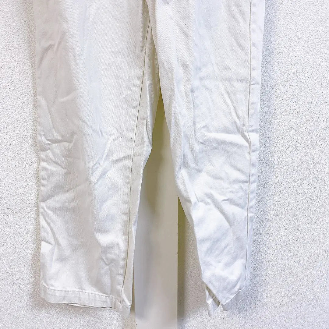 CINEMA CLUB Casual Pants L White White Cotton