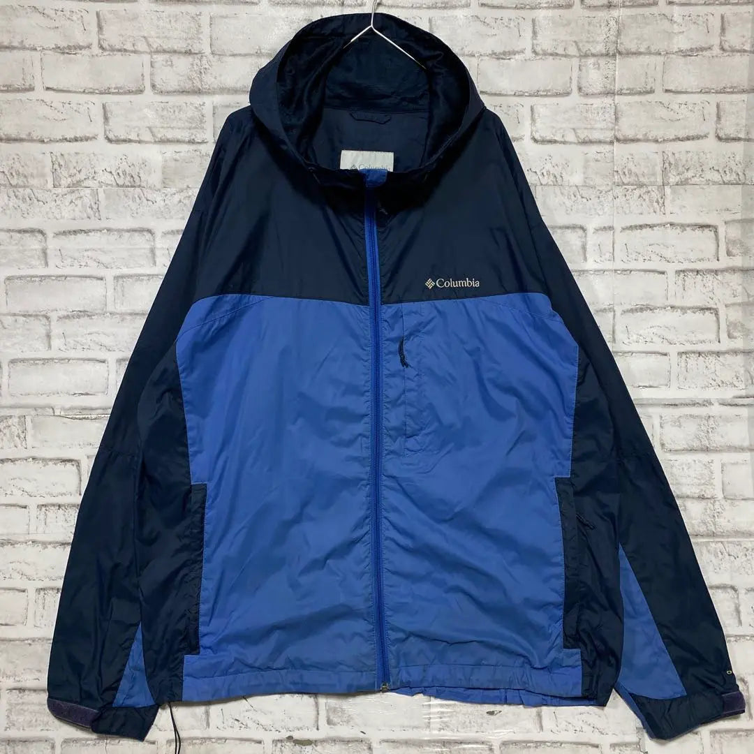 Columbia Mountain Parka Blue 2XL Logo Embroidery Outdoor 28