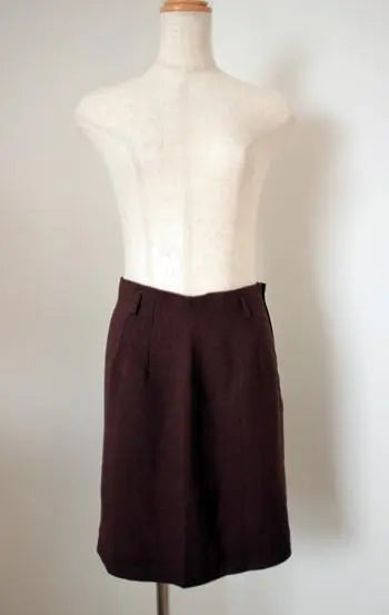 Beautiful condition, brown skirt, simple, brown, mini skirt