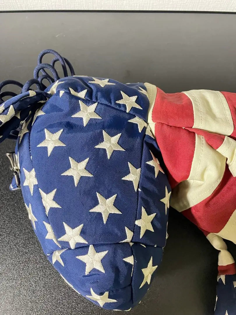 Monji MONZEE Head Cover American Star -shaped Flag USA Vintage Processing