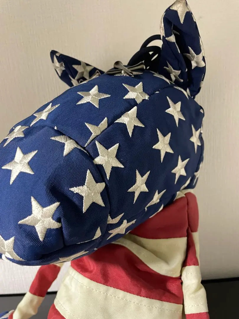 Monji MONZEE Head Cover American Star -shaped Flag USA Vintage Processing