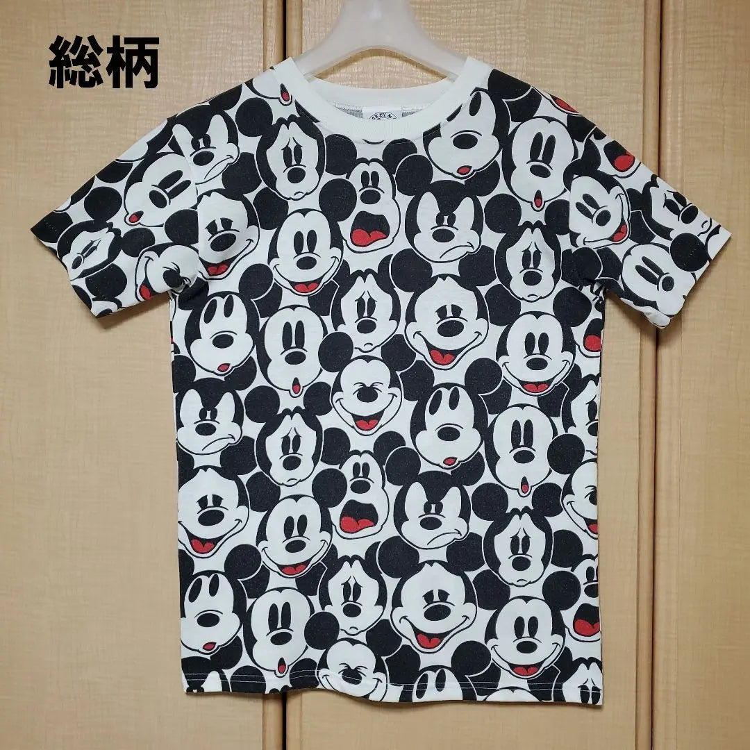 Mickey Mouse All-over Pattern T-shirt Disney Vintage