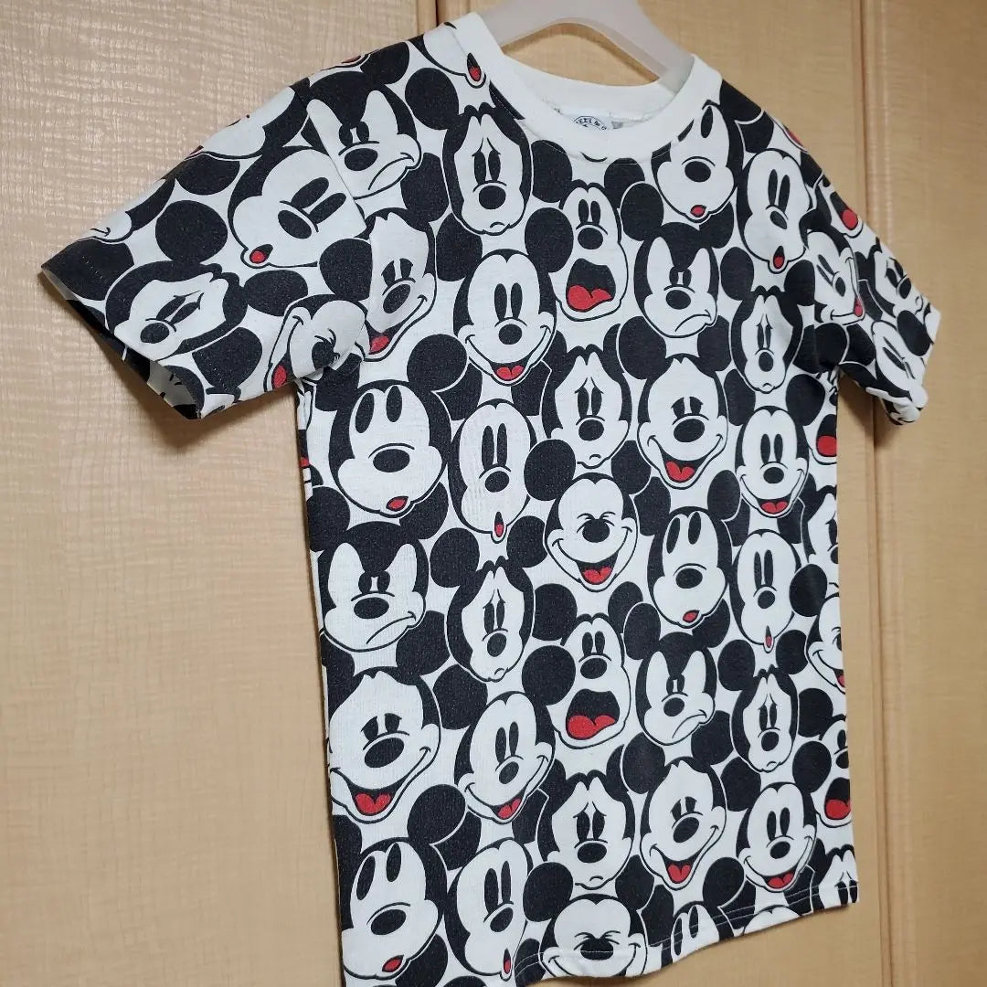 Mickey Mouse All-over Pattern T-shirt Disney Vintage