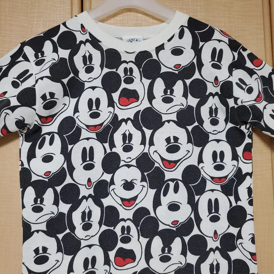 Mickey Mouse All-over Pattern T-shirt Disney Vintage