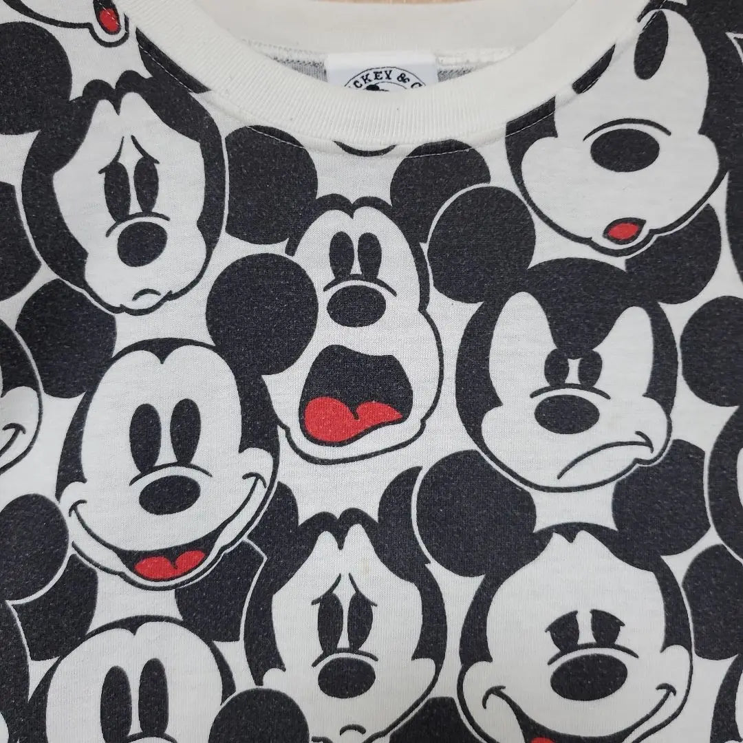 Mickey Mouse All-over Pattern T-shirt Disney Vintage