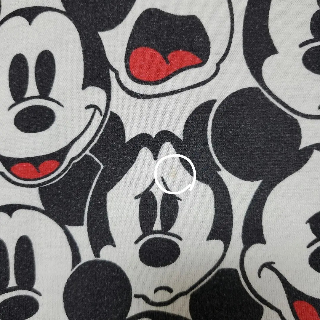 Mickey Mouse All-over Pattern T-shirt Disney Vintage