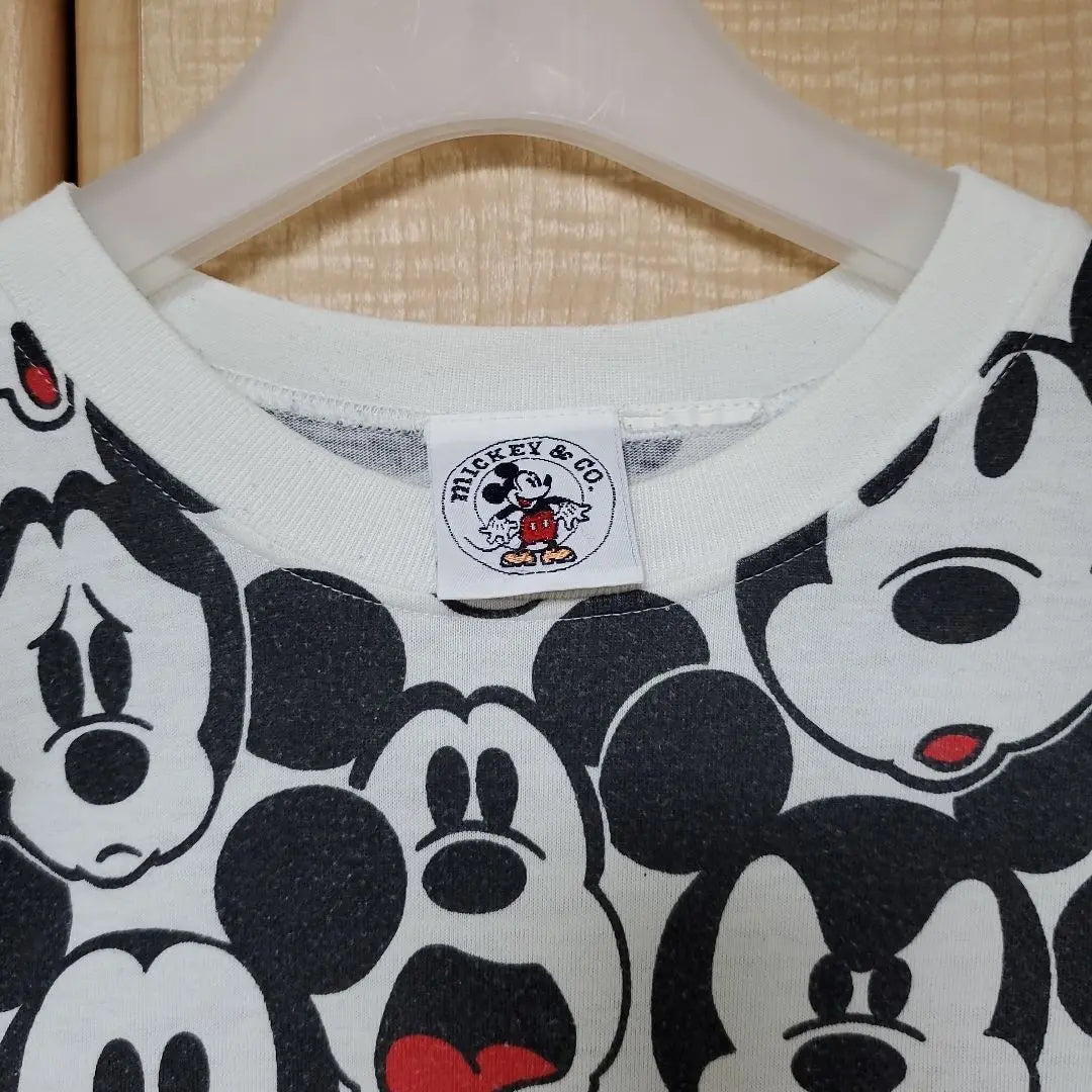 Mickey Mouse All-over Pattern T-shirt Disney Vintage