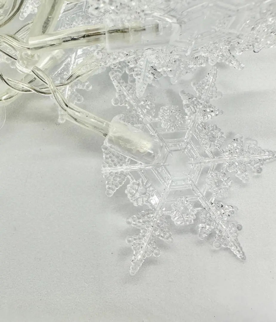 Christmas Illumination Light Snowflake 3.2M Curtain Ornament