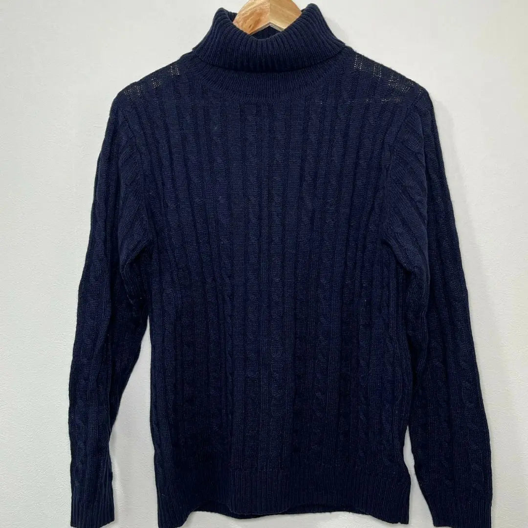 Urban Research Turtleneck Knit Women's 38 Navy Winter and Spring