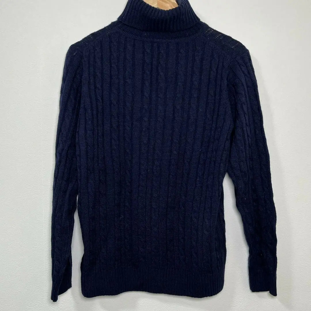 Urban Research Turtleneck Knit Women's 38 Navy Winter and Spring