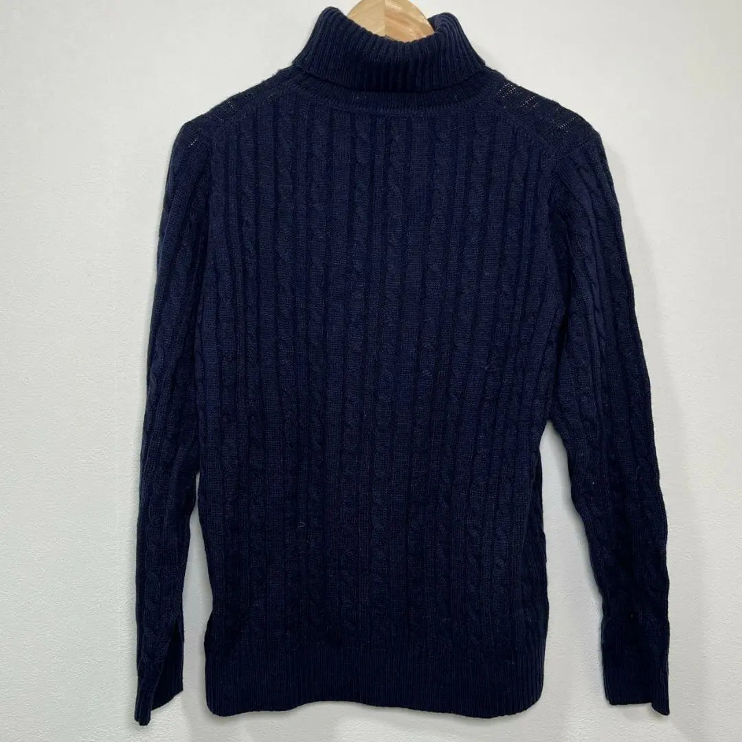 Urban Research Turtleneck Knit Women's 38 Navy Winter and Spring