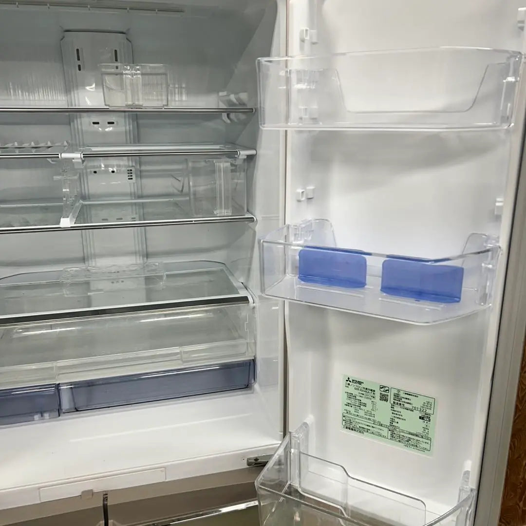 Refrigerador grande Mitsubishi 755 de 461 l con fabricación automática de hielo y puerta francesa para uso doméstico