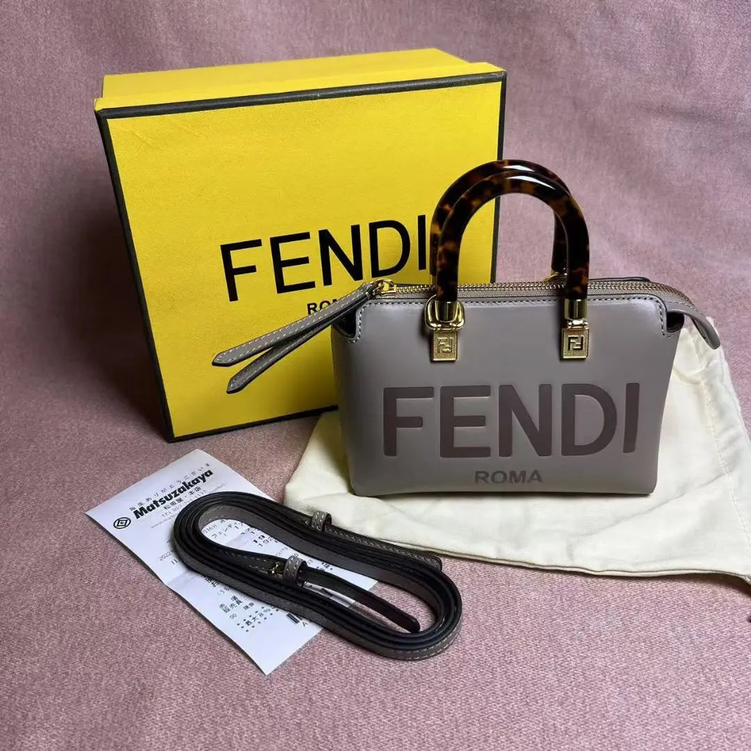 FENDI By the Way Mini 2way Handbag Leather