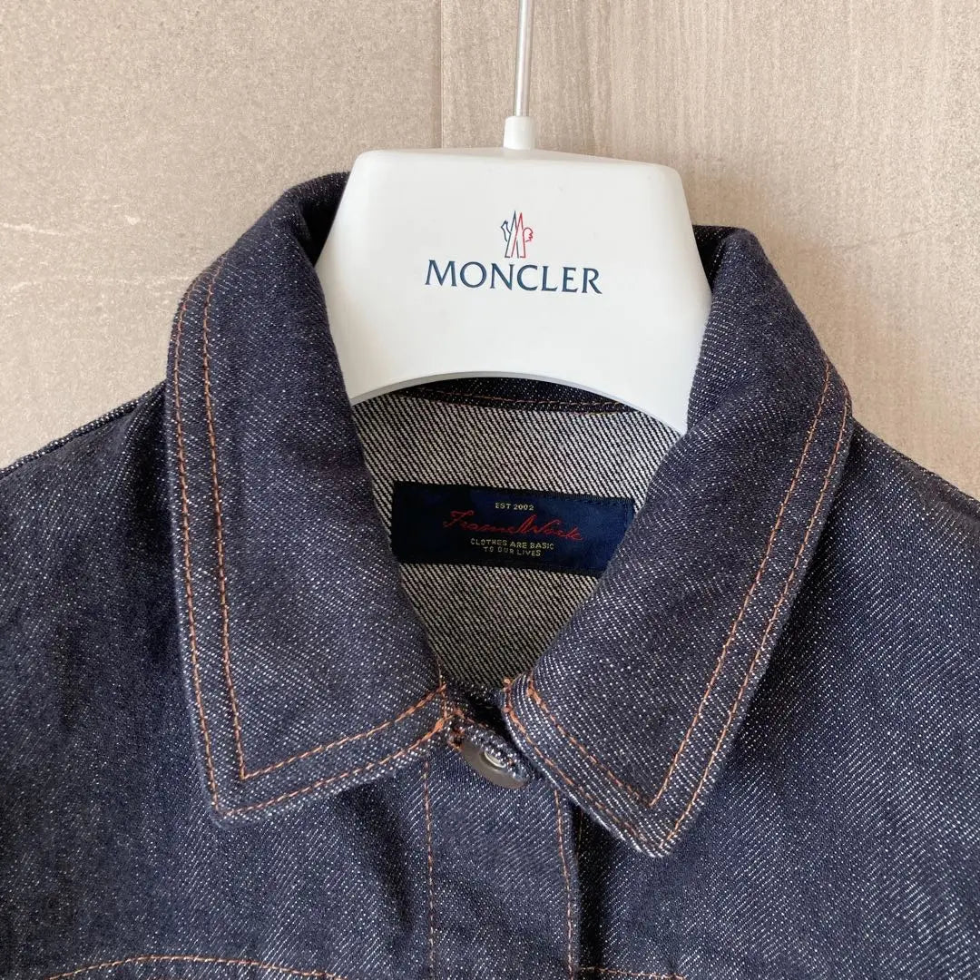 Framework Denim Jacket G Jean Indigo Blue Size 38 M