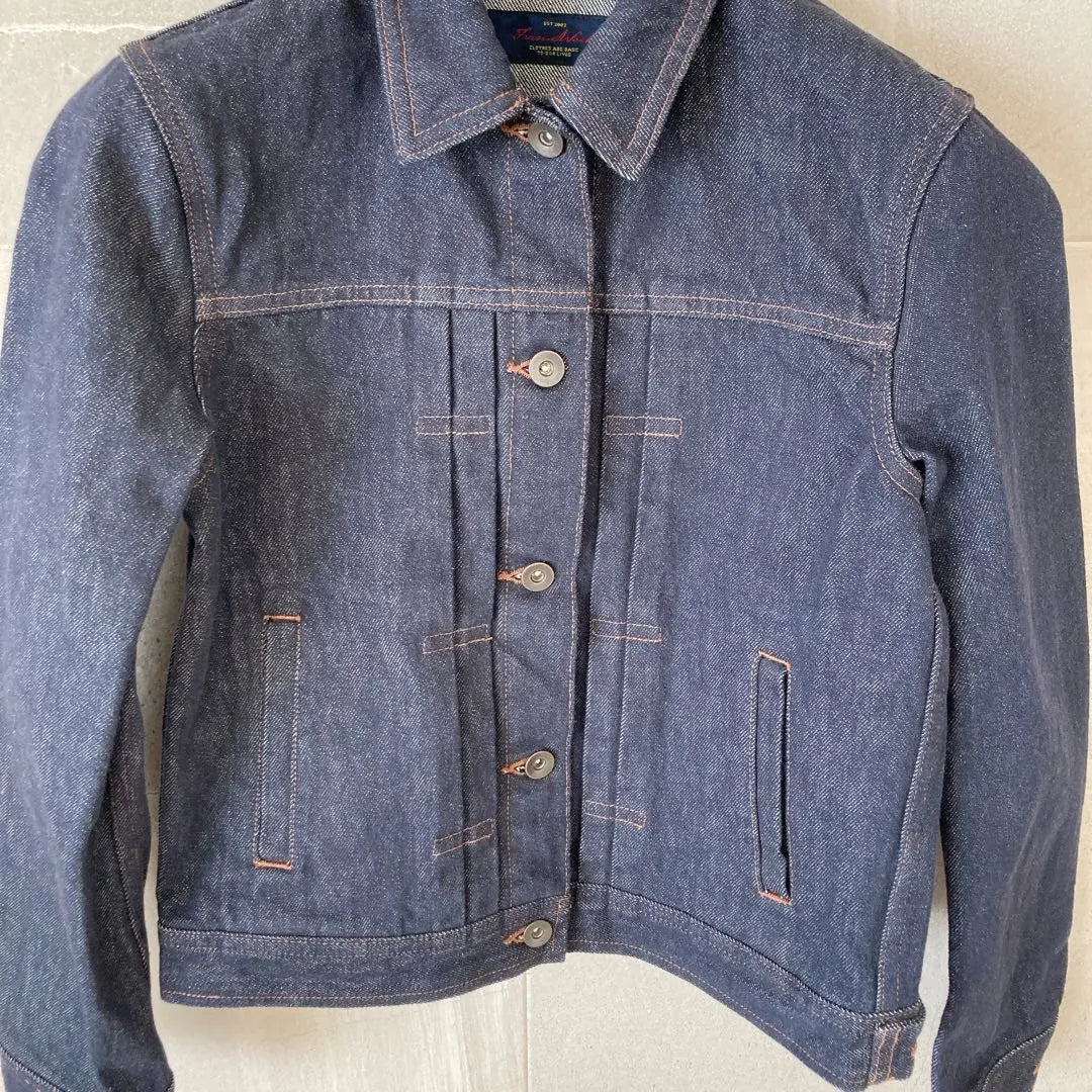 Framework Denim Jacket G Jean Indigo Blue Size 38 M