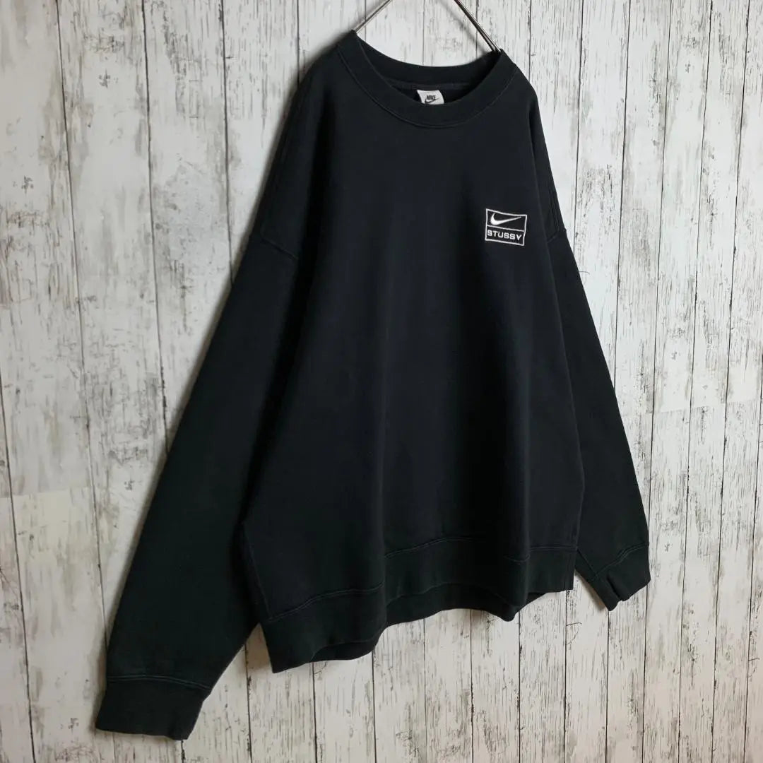 [Talla XL rara] Sudadera con logotipo bordado de colaboración limitada de Stussy x Nike/2328