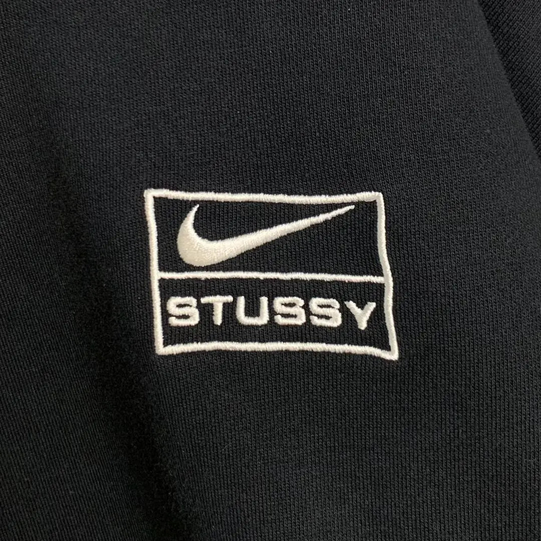 [Talla XL rara] Sudadera con logotipo bordado de colaboración limitada de Stussy x Nike/2328