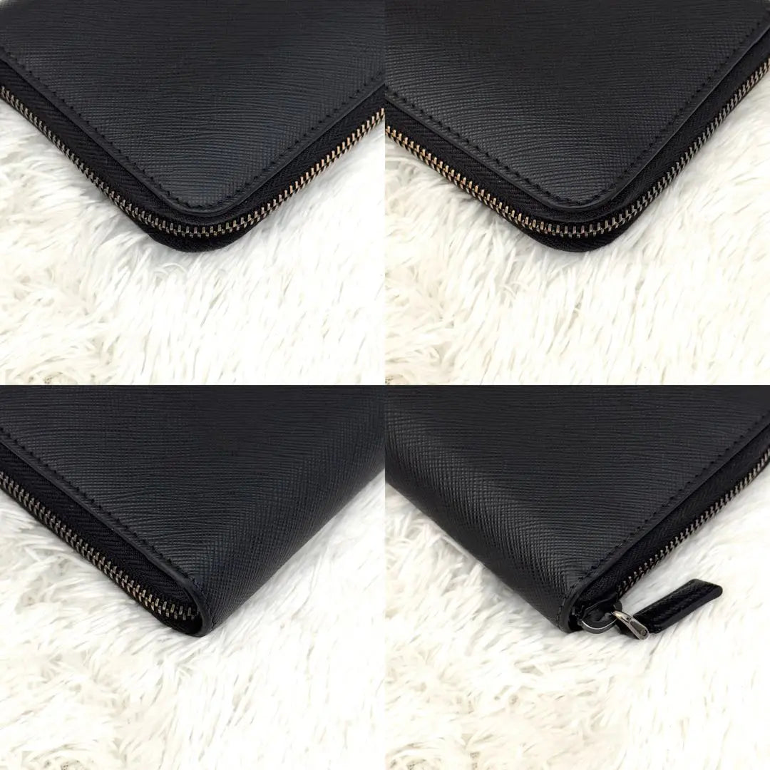 Beautiful condition ✨PRADA Prada Zip Around Saffiano Wallet with built-in IC chip