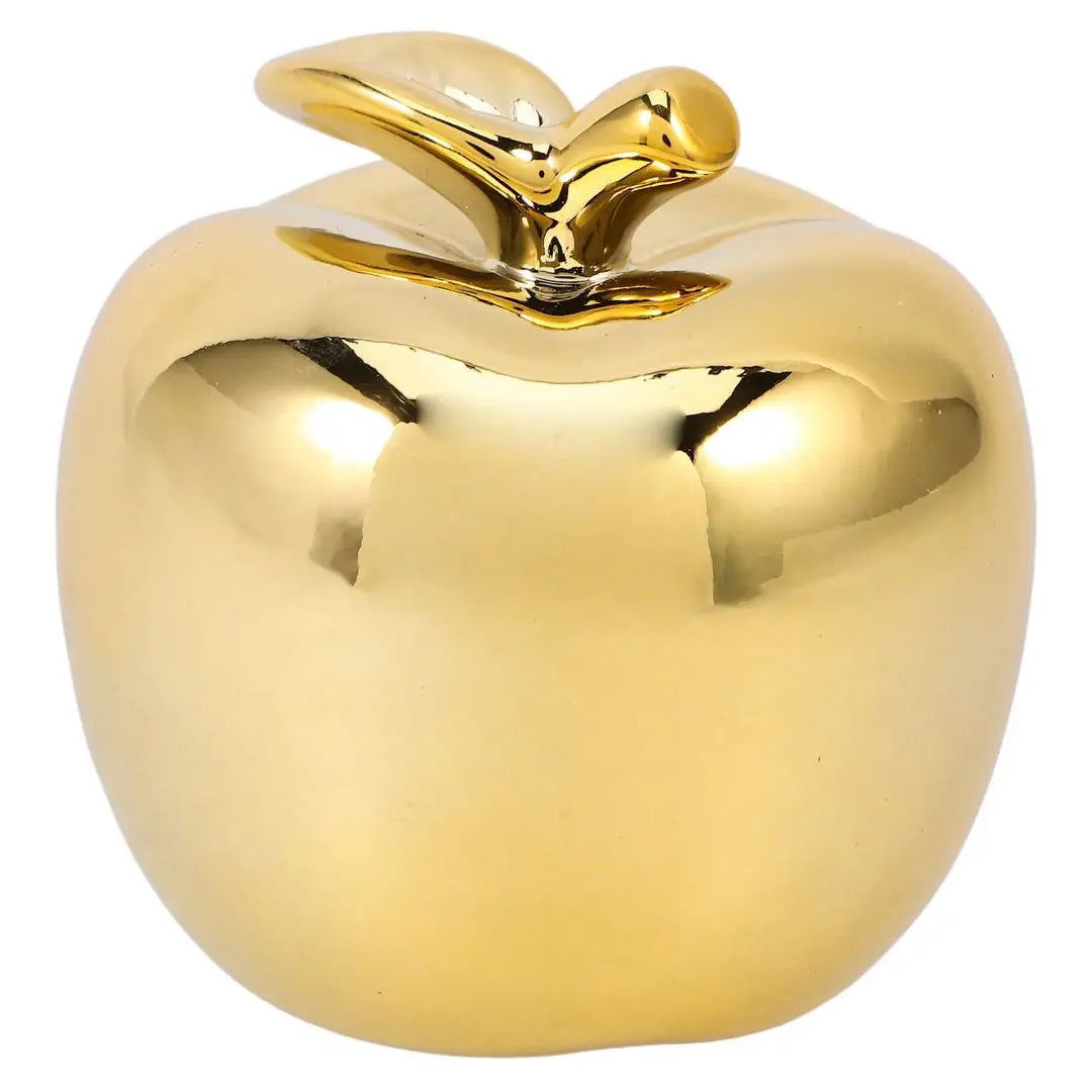 Apple Ornament Interior Goods Objects Gold Apple Gold Christmas