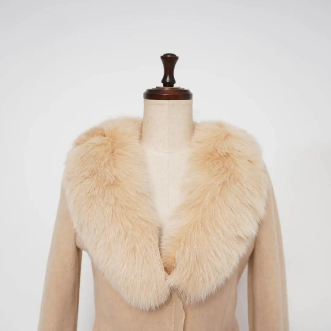 FOXEY BOUTIQUE Cashmere Fox Fur Jacket 40*YC646