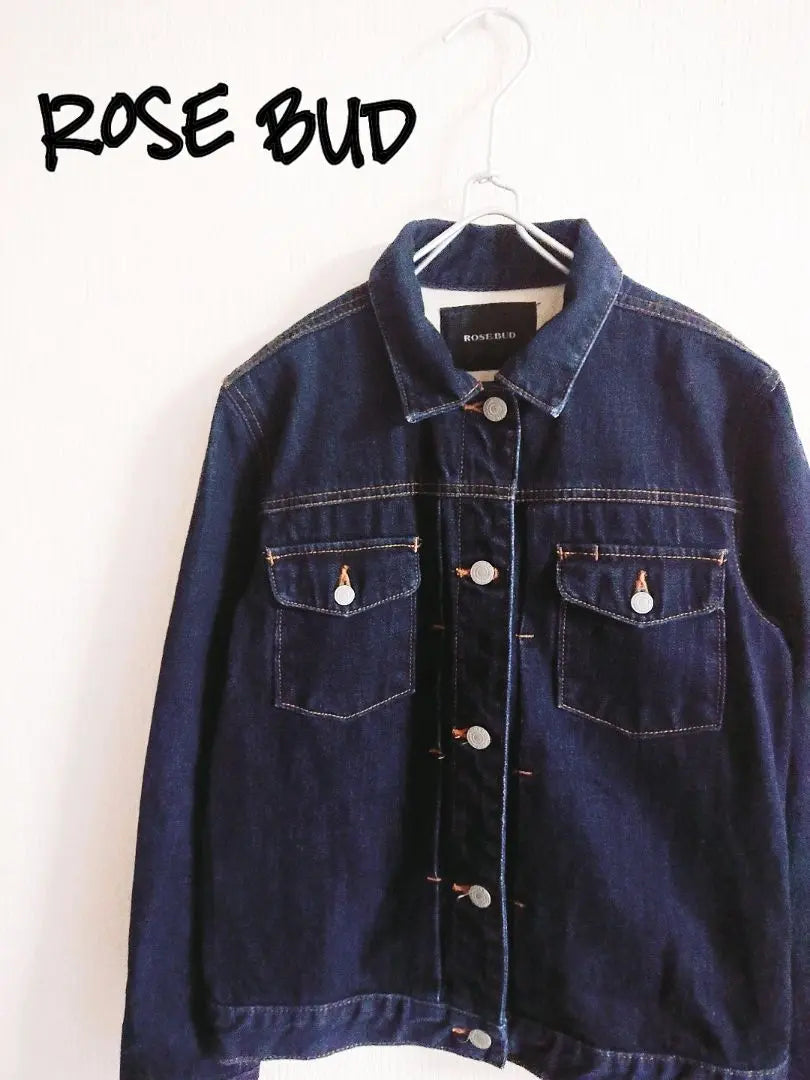 D221296 ROSE BUD denim jacket