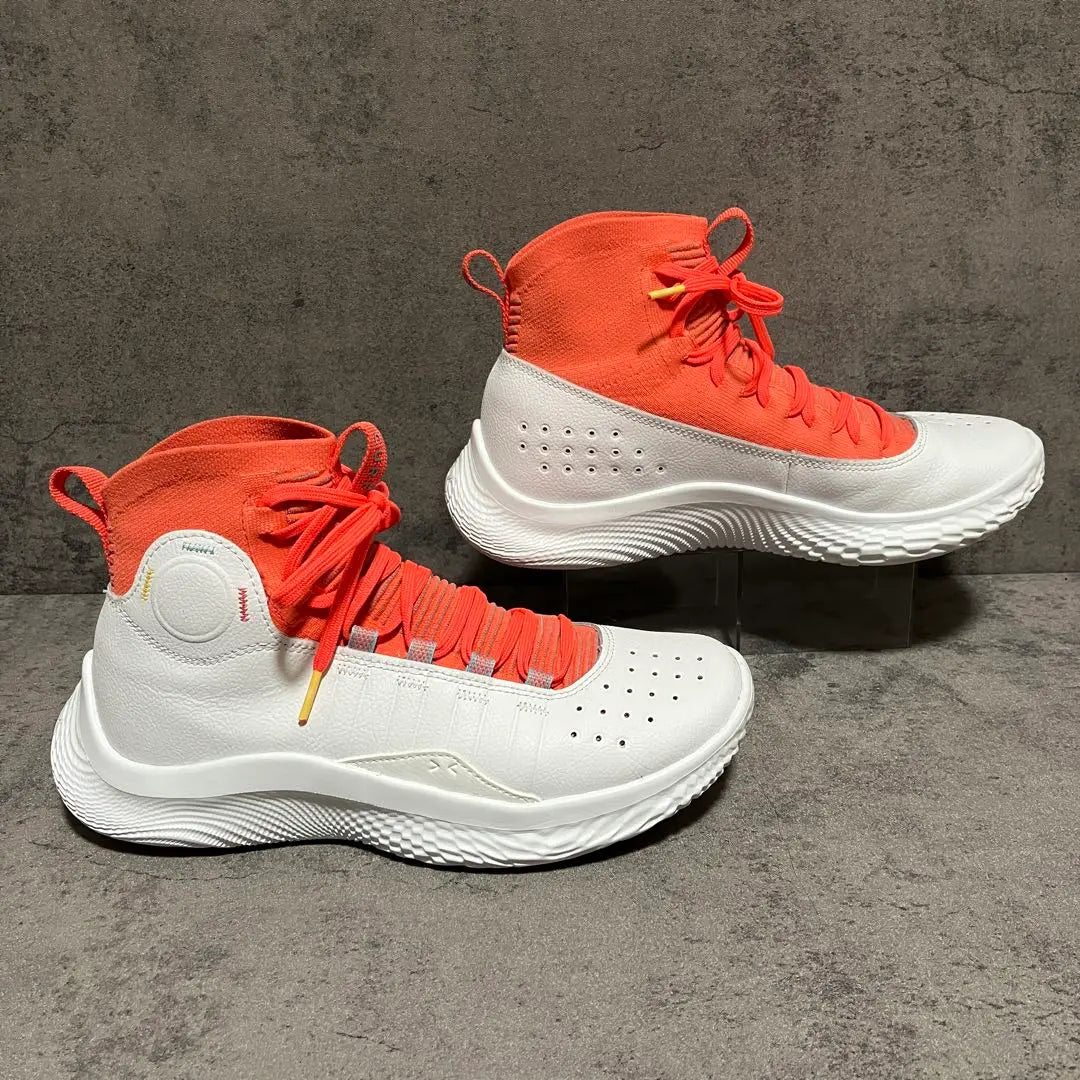 ♡Unused grade♡ Under Armour Curry 4 Frotro Bash White Red