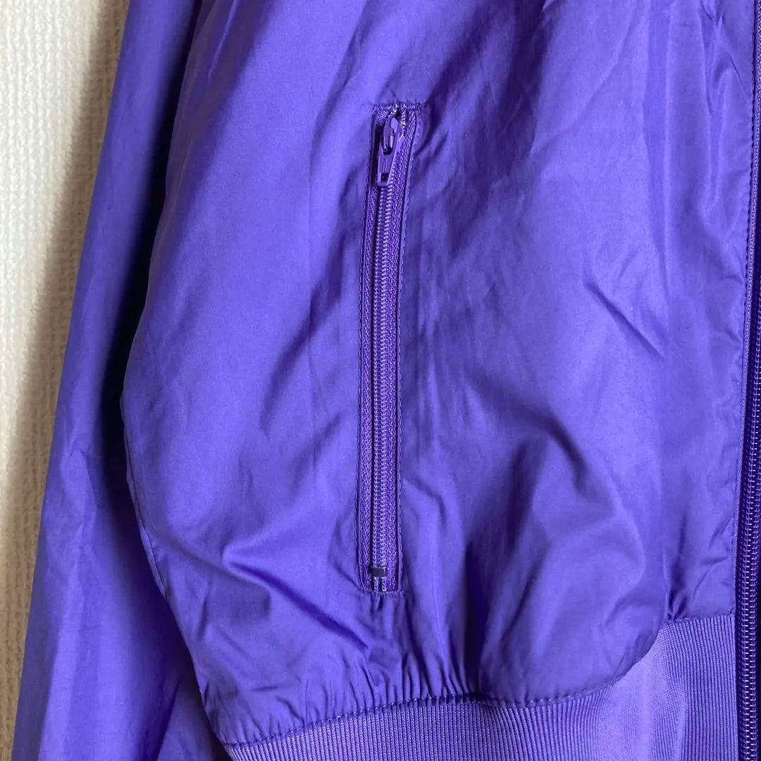 NIKE Nylon Jacket Purple Rare Colored Used Clothing