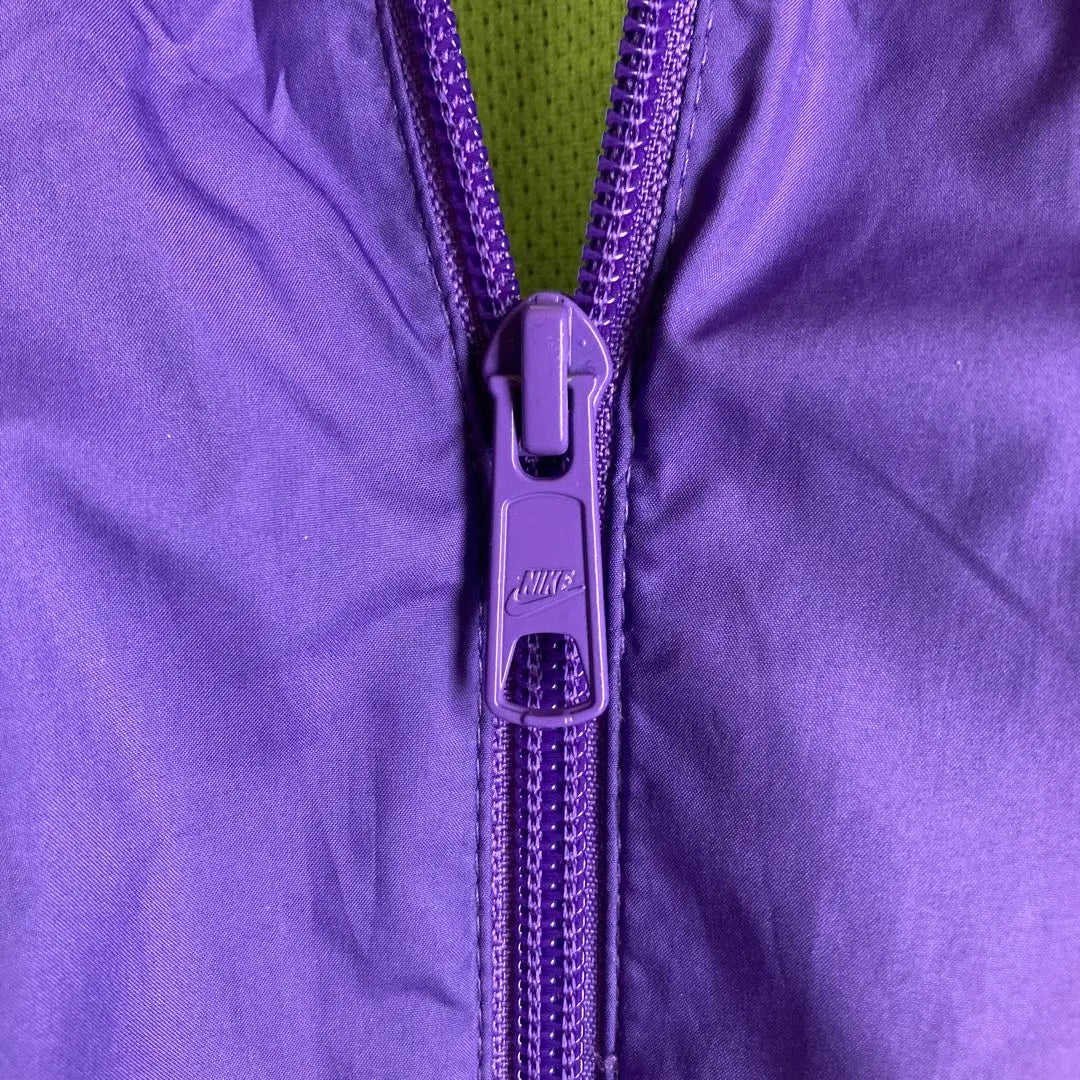 NIKE Nylon Jacket Purple Rare Colored Used Clothing