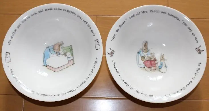 Vajilla Peter Rabbit Plato de pasta y curry Ensaladera Taza 10 piezas