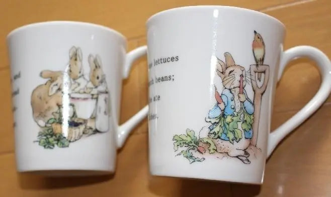 Peter Rabbit Tableware Pasta Curry Plate Salad Bowl Mug 10 Pieces