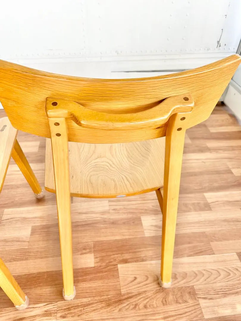 Natural wood, dining chair, 2 chairs, natural, stylish, cute, interior