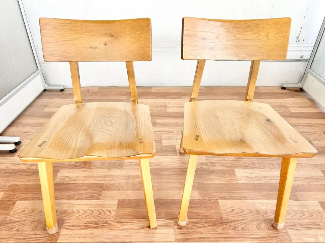 Natural wood, dining chair, 2 chairs, natural, stylish, cute, interior