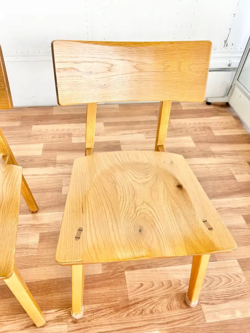 Natural wood, dining chair, 2 chairs, natural, stylish, cute, interior