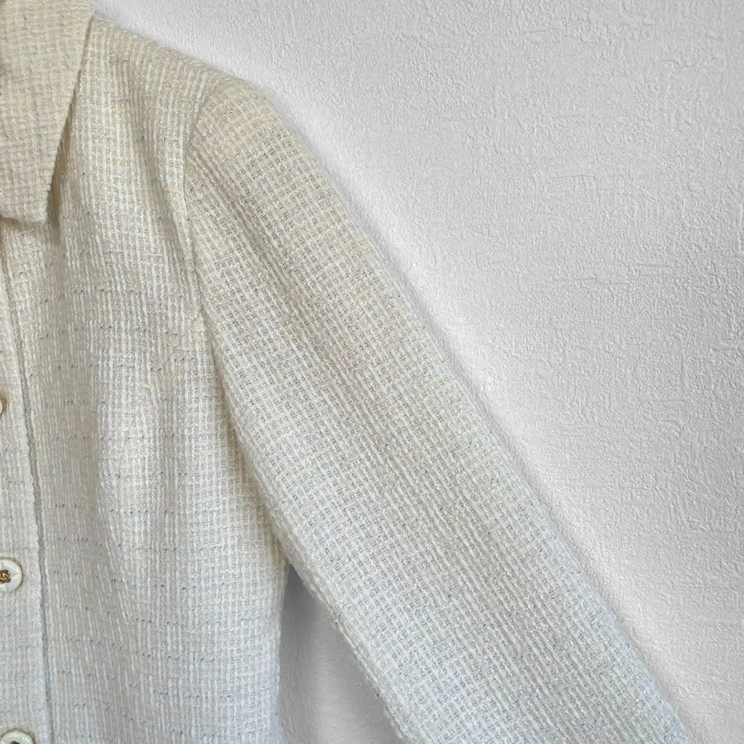 [SILFIEDE] Preciosos productos ✨ Chaqueta de tweed ceremonia formal blanco | 【SILFIEDE】✨美品✨ツイードジャケット セレモニー フォーマル ホワイト