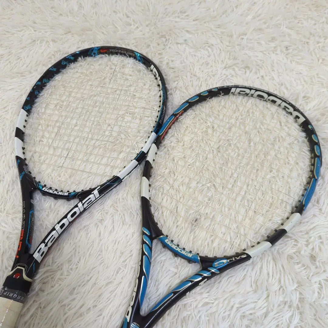 Juego de 2 raquetas de tenis Babolat Pure Drive Hard 2006-2012