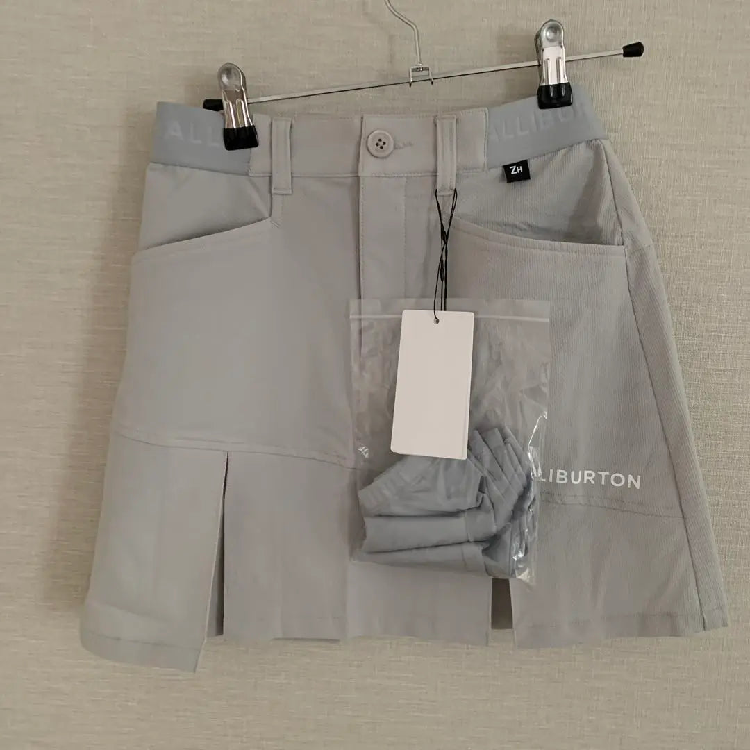 ZERO HALLIBURTON Silver Gray Skirt