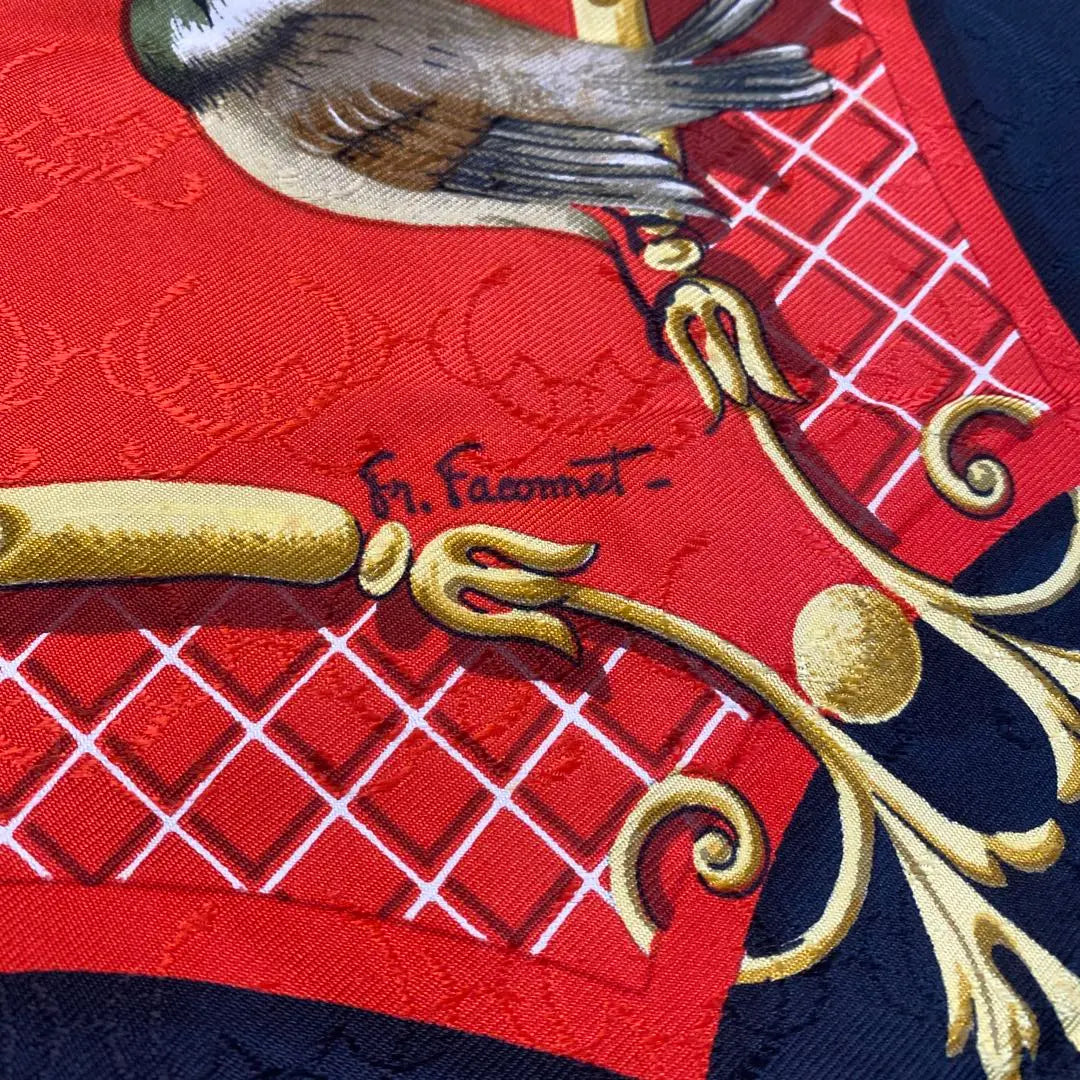 ◆Rare◎Vintage HERMES / Hermes scarf sparrow bird