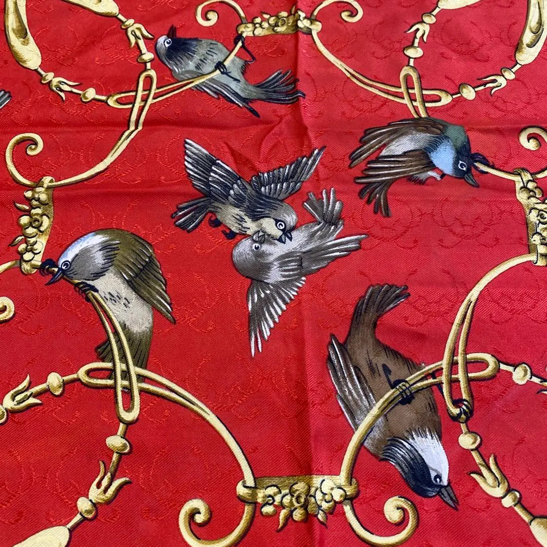 ◆Rare◎Vintage HERMES / Hermes scarf sparrow bird